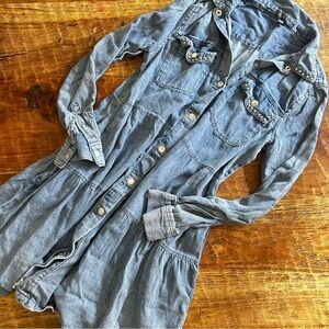 Velvet Heart studded denim mini dress